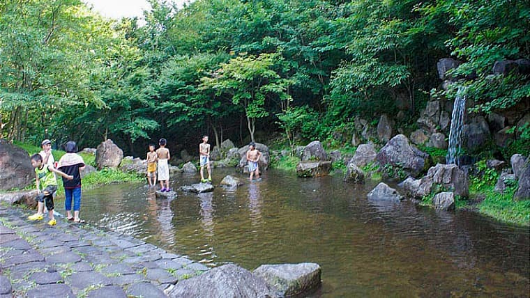 福島県大玉村のフォレストパークあだたら：安達太良山の自然に囲まれ、キャンプや温泉、森林体験を快適に楽しめる高規格な高層森林リゾートです。